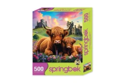 Highland Cows in the Countryside – 500 Piece Puzzle