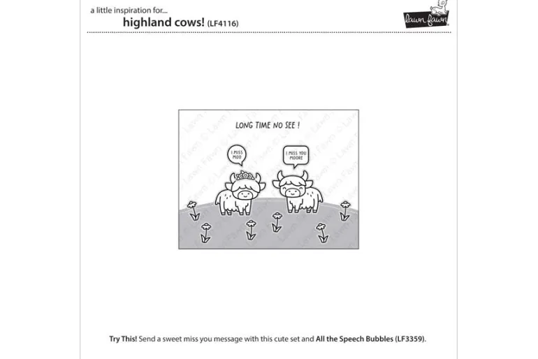 Highland Cows! Stamp Set