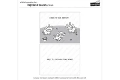 Highland Cows! Stamp Set