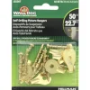 Hillman Walldog – 50# Wide Brass – 10 Piece