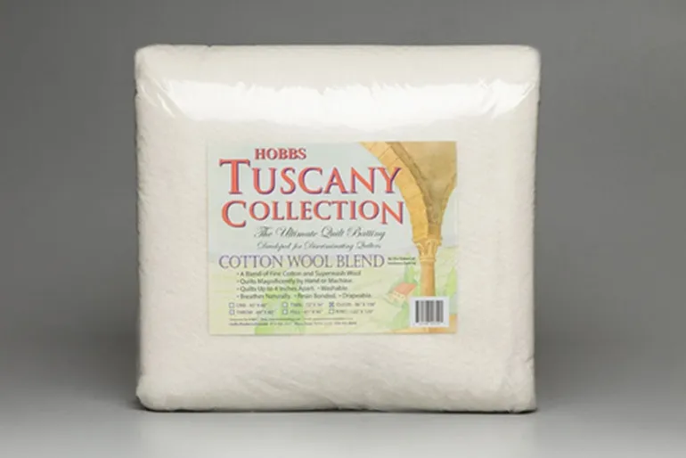 Hobbs Tuscany Batting – 100% Wool 72-inch x 96-inch