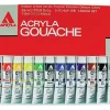 Holbein Acryla Gouache Set – Lesson – 12 Piece