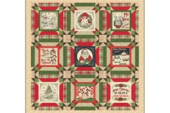 Holiday Cheer Peace & Joy Quilt Top Kit