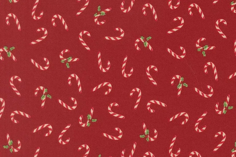 Holiday Cheer Vintage Poinsettia on Natural