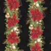 Holiday Flourish Forest Glen Dots on Evergreen with Gold Metallic