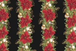 Holiday Flourish Forest Glen Pinecones Cream w/ Gold Metallic