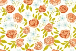 Homage Main Floral on White