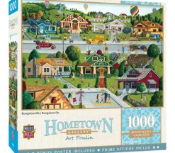 Hometown Gallery Bungalowville Puzzle – 1000 Piece