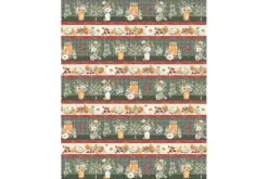 Honey Harvest Blooms Jars & Flowers Towel Band 22.5in x 42in