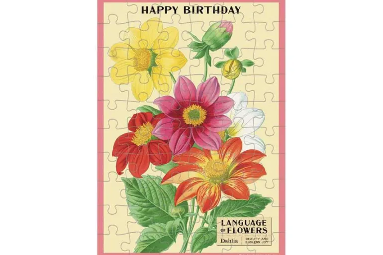 Hoppy Birthday Frog 60-Piece Puzzle Card