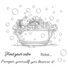 House-Mouse Dandelion Dreams Cling Rubber Stamp