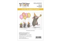 House-Mouse Dandelion Dreams Cling Rubber Stamp