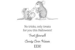 House-Mouse Halloween Dragon Cling Rubber Stamp Set