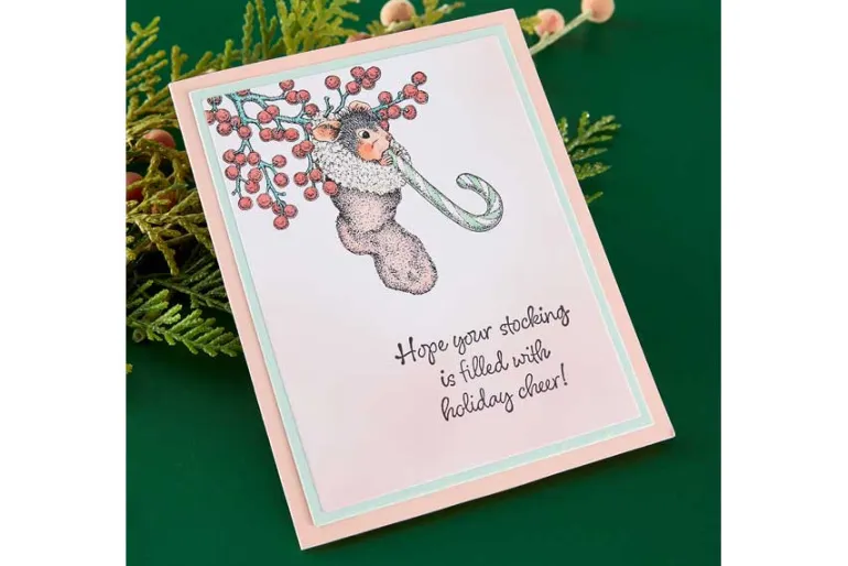 House-Mouse Halloween Dragon Cling Rubber Stamp Set