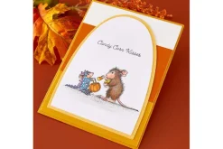 House-Mouse Holiday Dreams Cling Rubber Stamp Set