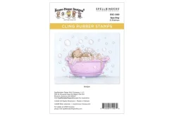 House-Mouse Spa Day Cling Rubber Stamp