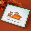 House-Mouse Sweet as Pumpkin Pie Cling Rubber Stamp Set