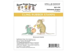 House-Mouse Sweet as Pumpkin Pie Cling Rubber Stamp Set