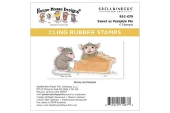 House-Mouse Sweet as Pumpkin Pie Cling Rubber Stamp Set