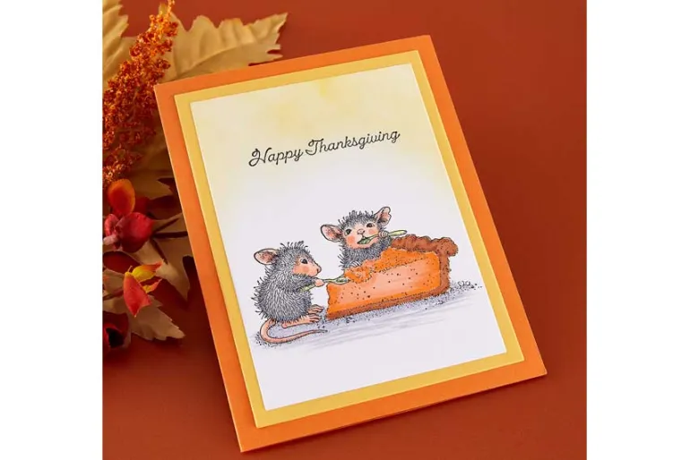 House-Mouse Sweet Twist Cling Rubber Stamp Set