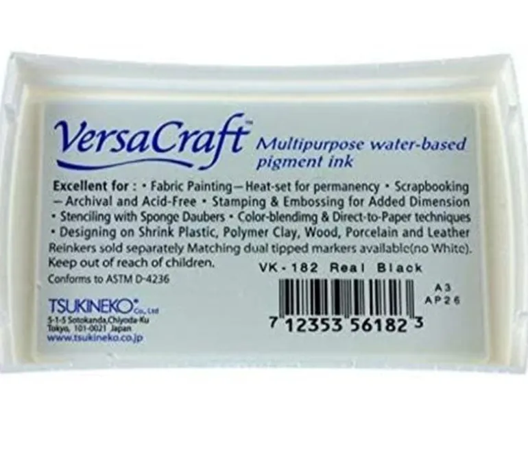 Imagine VersaCraft Multi-Purpose Water-Based Pigment Ink – Real Black
