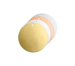 ImpressArt 3/4-inch Circle with Hole Stamping Blanks (view finishes)