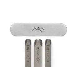 ImpressArt Signature Mountain Peaks Desgin Stamps Pack- 6.5mm to 9mm