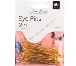 2-inch Eye Pins 20GA – Gold 60pcs