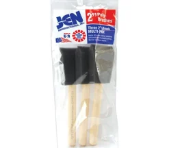 2 Inch Foam Sponge Brush Set – Disposable Craft Paint Brushes 3 Piece