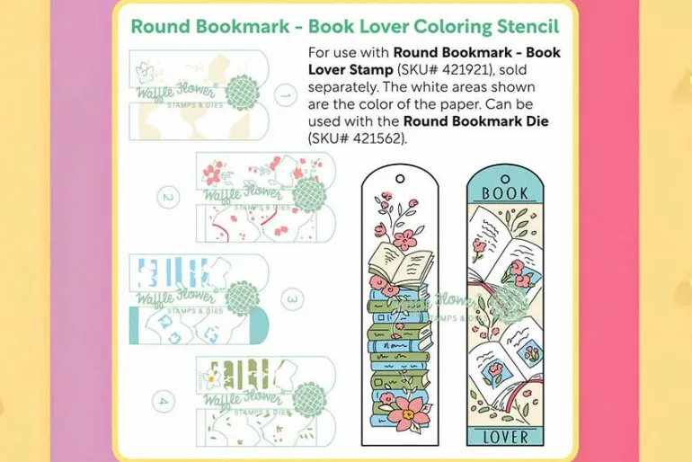 Inside Sentiments Book Lover Stamp Set