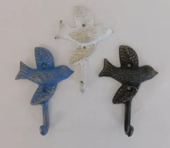 Iron Bird Hooks – Blue Black or White – Color Shipped is Random Picked