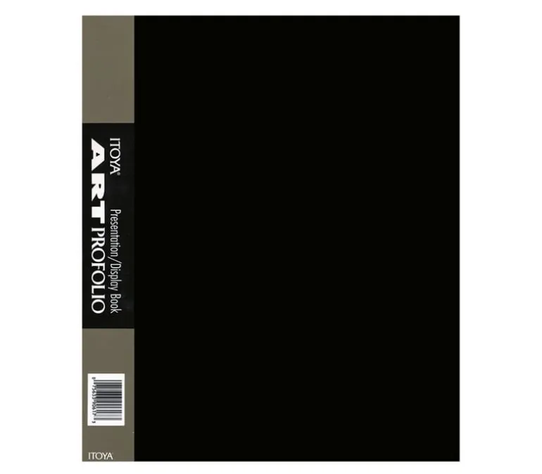 Itoya Art Profolio Black – 8.5-inch x 11 inch