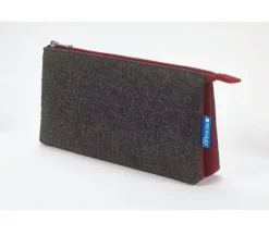 Itoya Midtown Pouch – 5 x 9 inch – Charcoal and Maroon