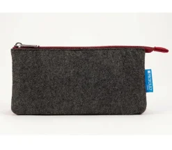 Itoya Midtown Pouch – 4 x 7 inch  – Charcoal and Maroon