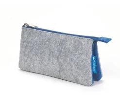Itoya Midtown Pouch – 4 x 7 inch  – Grey and Blue
