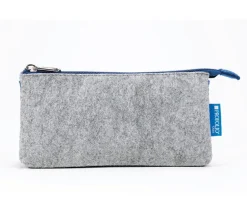 Itoya Midtown Pouch – 4 x 7 inch  – Grey and Blue