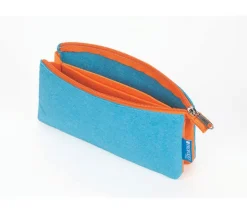 Itoya Midtown Pouch – 4 x 7-inch – Ocean and Orange