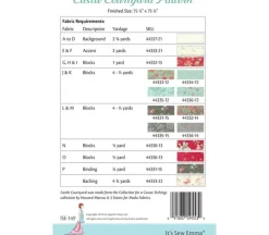It’s Sew Emma Castle Courtyard Quilt Pattern, #ISE149