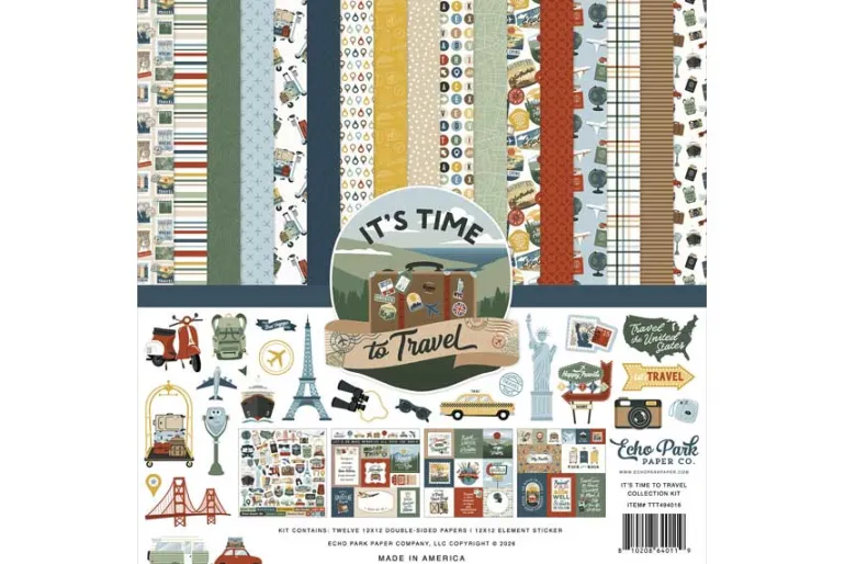 It’s Time To Travel Cardmakers 6X6 Mega Pad