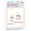 Jack Dempsey Decorative Hand Towel – Coffee Time – 2 Piece