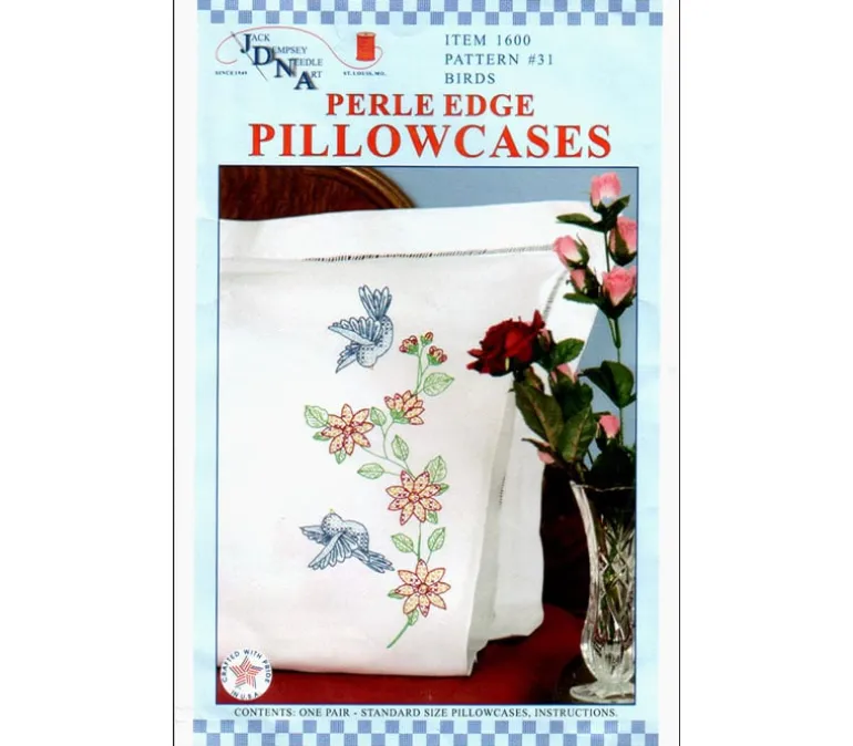 Jack Dempsey Pillowcase Perle – Birds