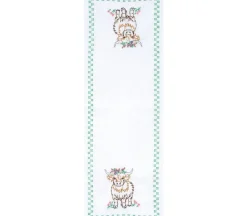 Jack Dempsey Wildflowers Decorative Hand Towels Pair