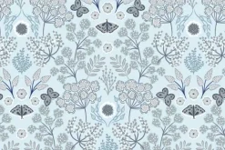 Jardin d’Hiver Flannel Garden in Ice Bue
