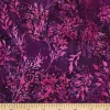 Jewel Batiks Branches Wildberry Pink on Purple