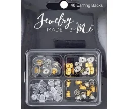 Jewelry Made by Me Assorted Earring Backs – 48 Piece