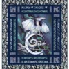 Jody Bergsma’s Mystic Moon Dragon Toss on Celestial Blue