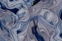 Jody Bergsma’s Mystic Moon Dragon Toss on Celestial Blue