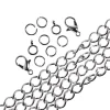 John Bead Chain Set – 36-inch Curb – 5mm – Silver