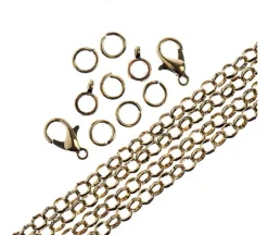 John Bead Chain Set – 36-inch Rolo Cable – 4mm (view finishes)