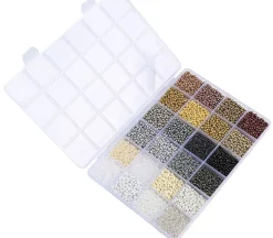 John Bead Polymer Clay Bead Box – Assorted Color Bead Kit